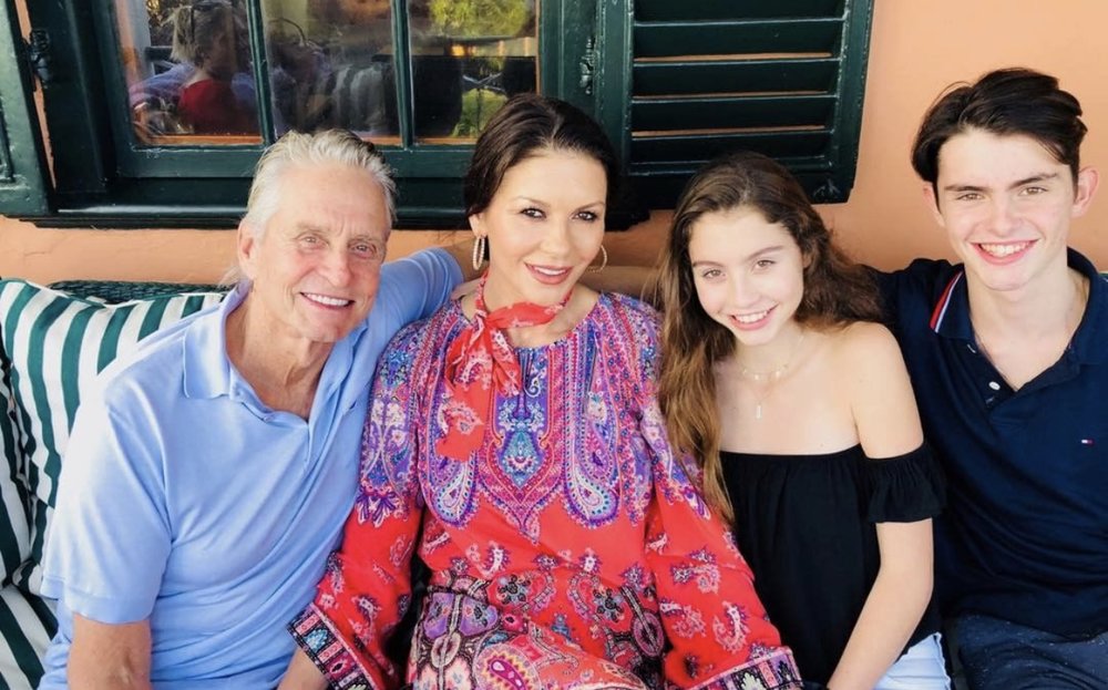 Michael Douglas & Catherine ZetaJones twins are so grown now...(photo)